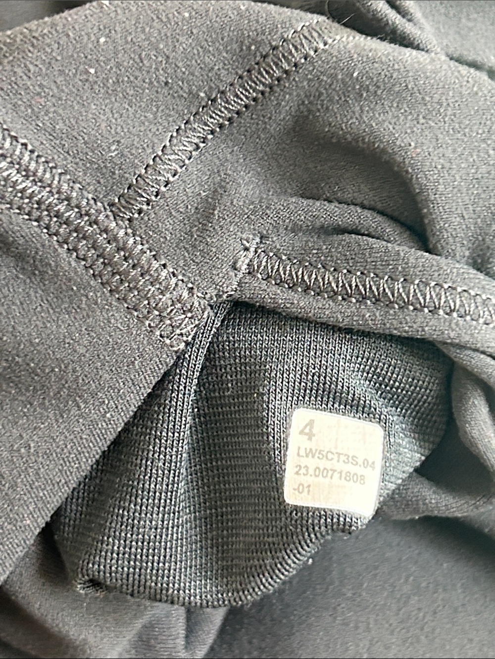 lululemon athletica Dark Gray High-Waist Leggings Size 4 - Picture 3 of 4